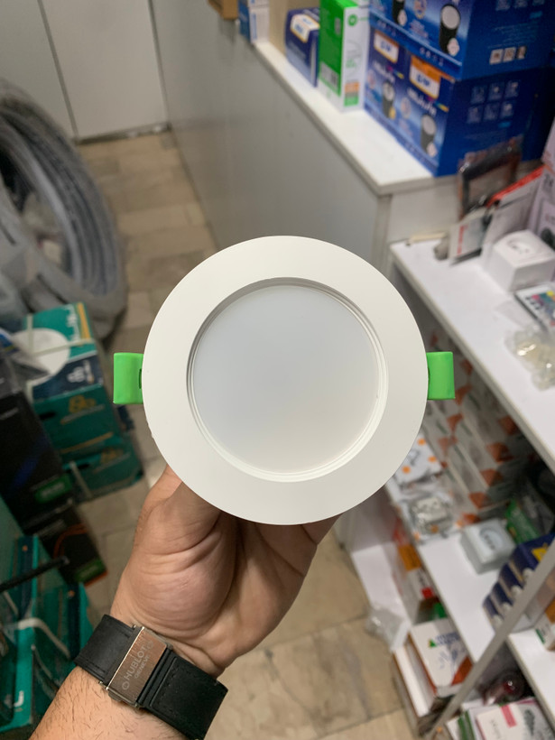 پنل توکار گرد اسلیم ۷ وات سیروکس CYRUX سه رنگ